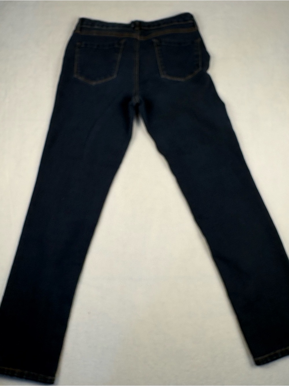 Gloria Vanderbilt Navy Straight-Leg Jeans